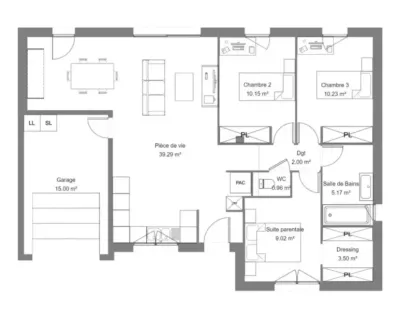 Image du modèle de maison Irina plan