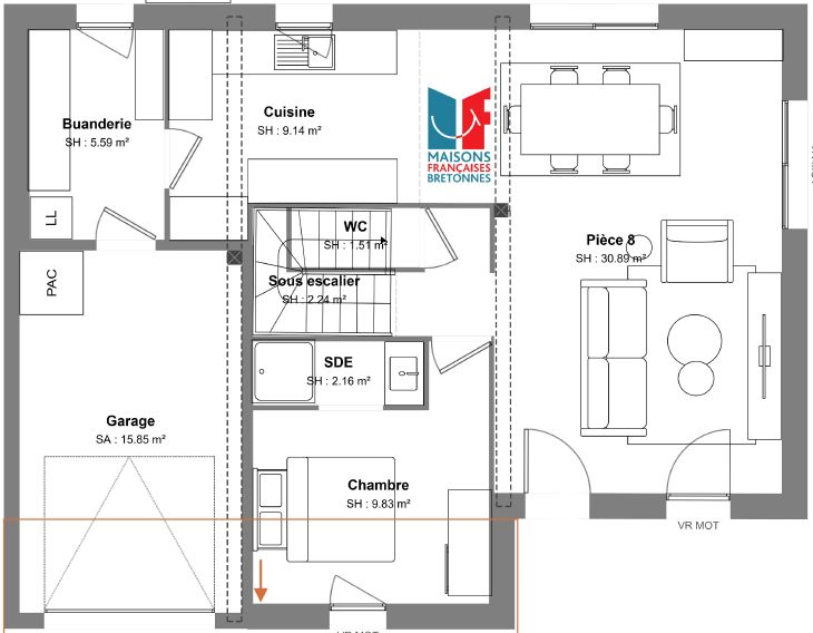 Image du modèle de maison Capture RDC