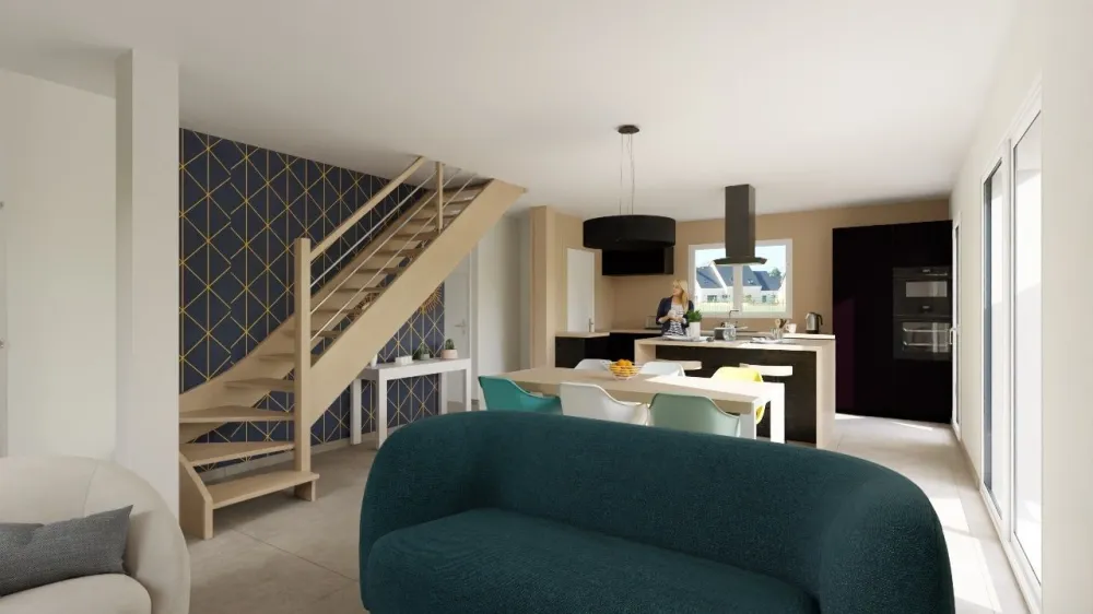 Image du modèle de maison Pièce de vie