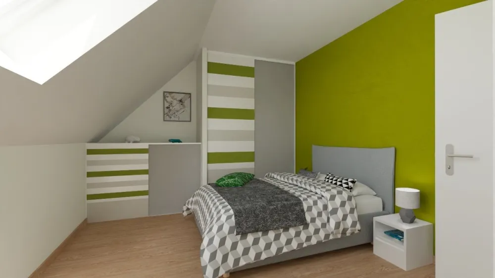 Image du modèle de maison Chambre 3 combles