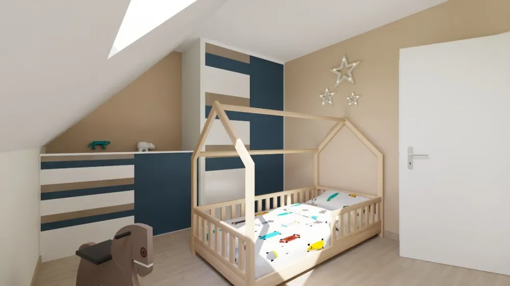 Image du modèle de maison Chambre 3 enfant