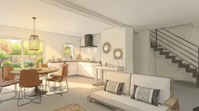 Image du modèle de maison Pièce de vie (2)