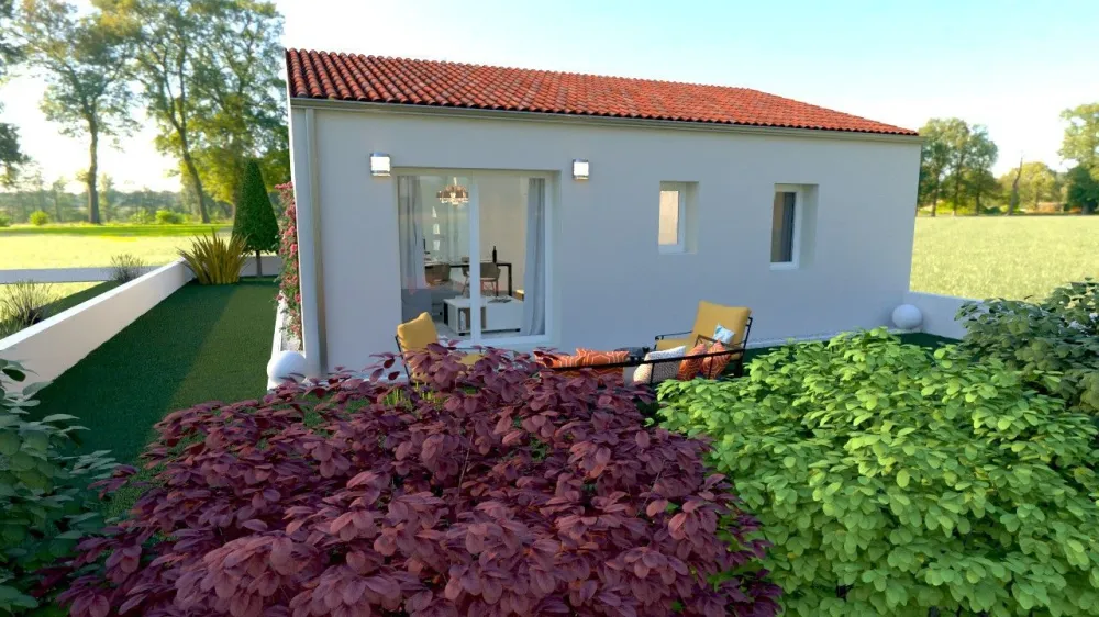 Image du modèle de maison FACADE ARRIERE OMBRE