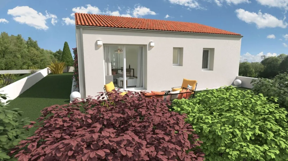 Image du modèle de maison FACADE ARRIERE SOLEIL