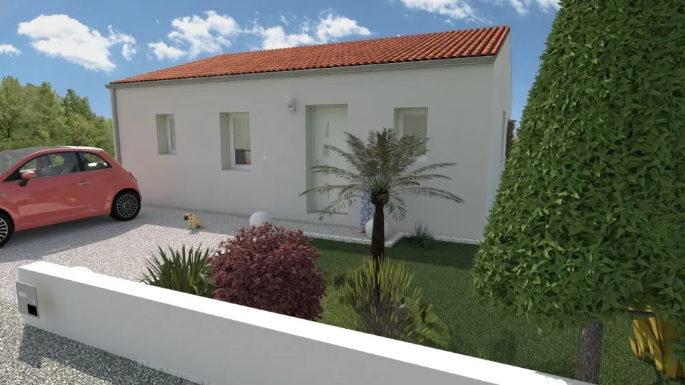 Image du modèle de maison FACADE AVANT OMBRE
