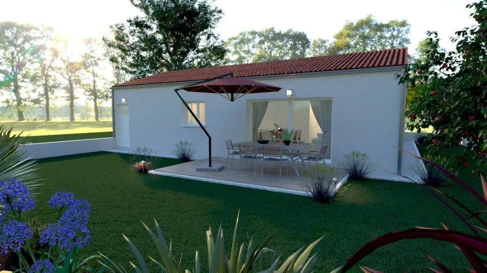Image du modèle de maison FACADE ARRIERE