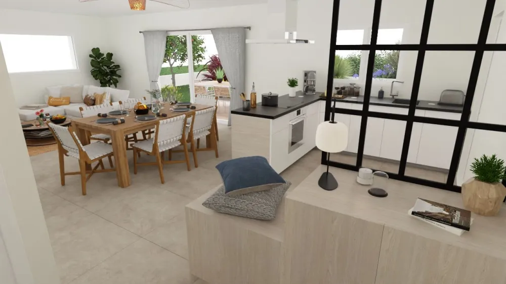 Image du modèle de maison VUE CUISINE SEJOUR