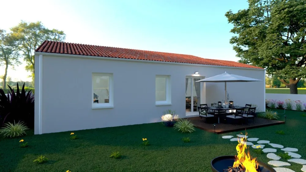 Image du modèle de maison VUE ARRIERE