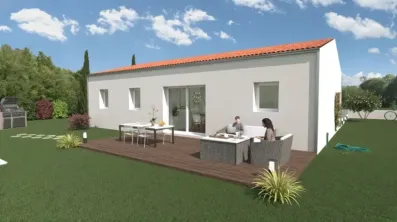 Image du modèle de maison VUE FACADE ARRIERE
