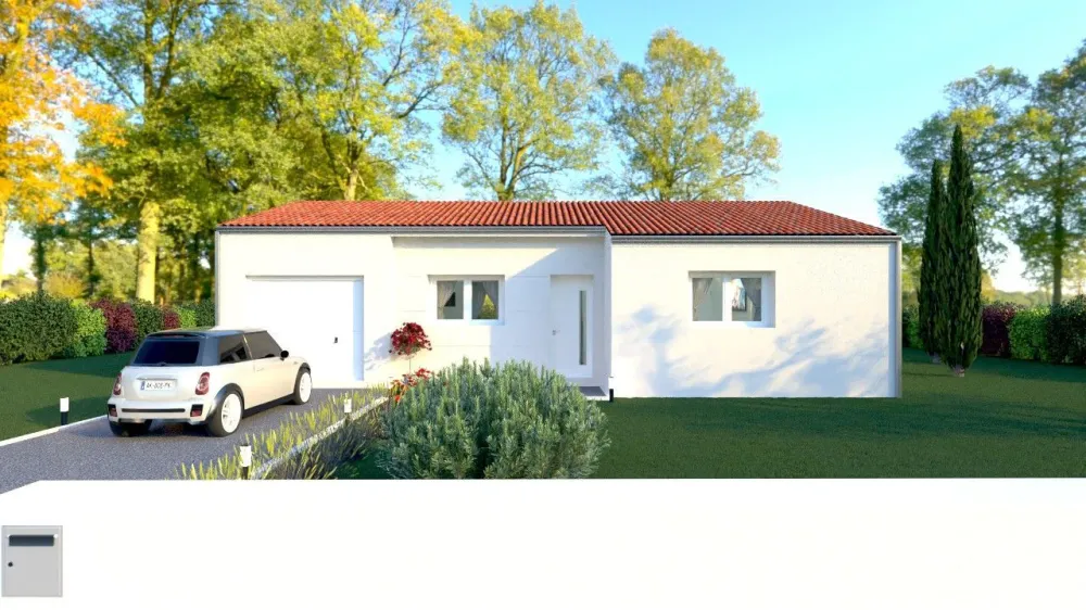 Image du modèle de maison VUE FACADE AVANT 2
