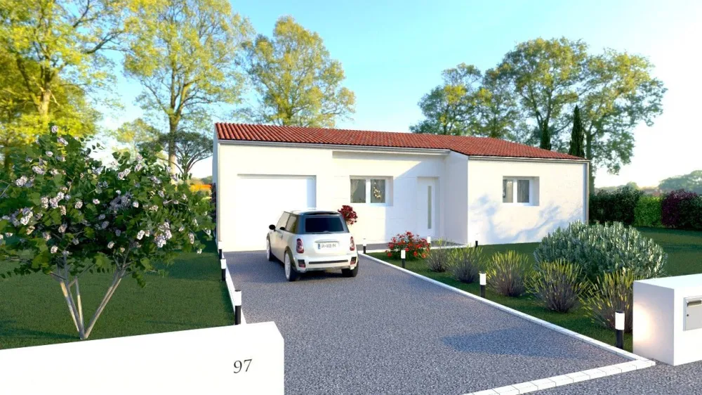 Image du modèle de maison VUE FACADE AVANT 3