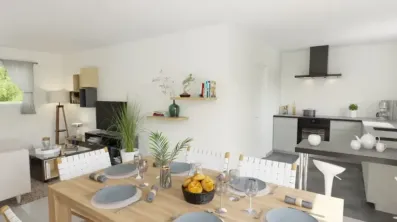 Image du modèle de maison VUE SEJOUR CUISINE