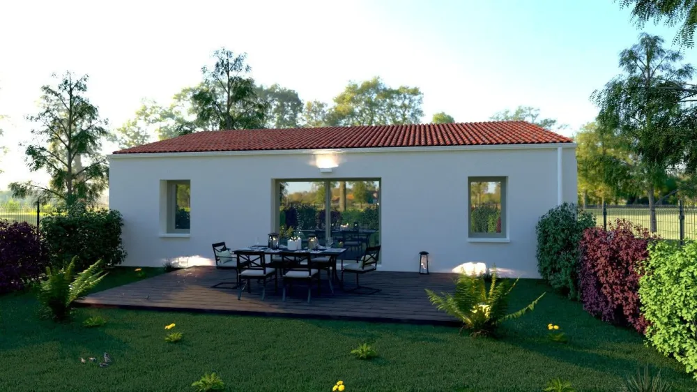 Image du modèle de maison FACADE ARRIERE