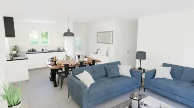 Image du modèle de maison VUE SALON-CUISINE