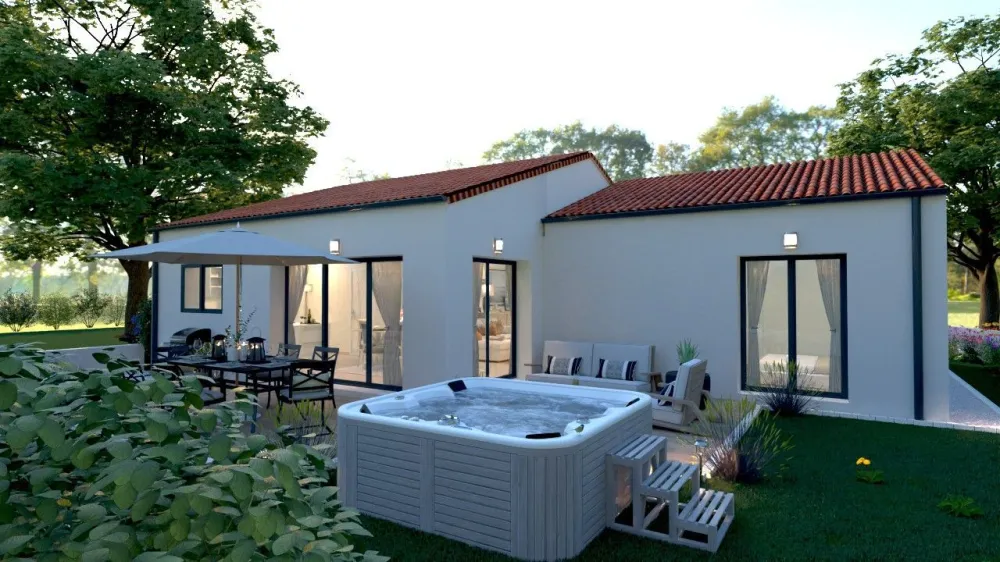 Image du modèle de maison FACADE ARRIERE