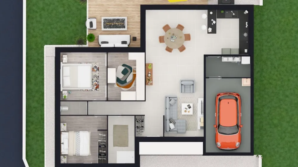 Image du modèle de maison VUE DE HAUT V2