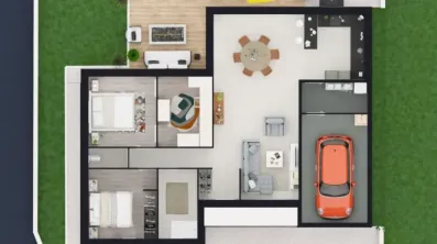 Image du modèle de maison VUE DE HAUT V2