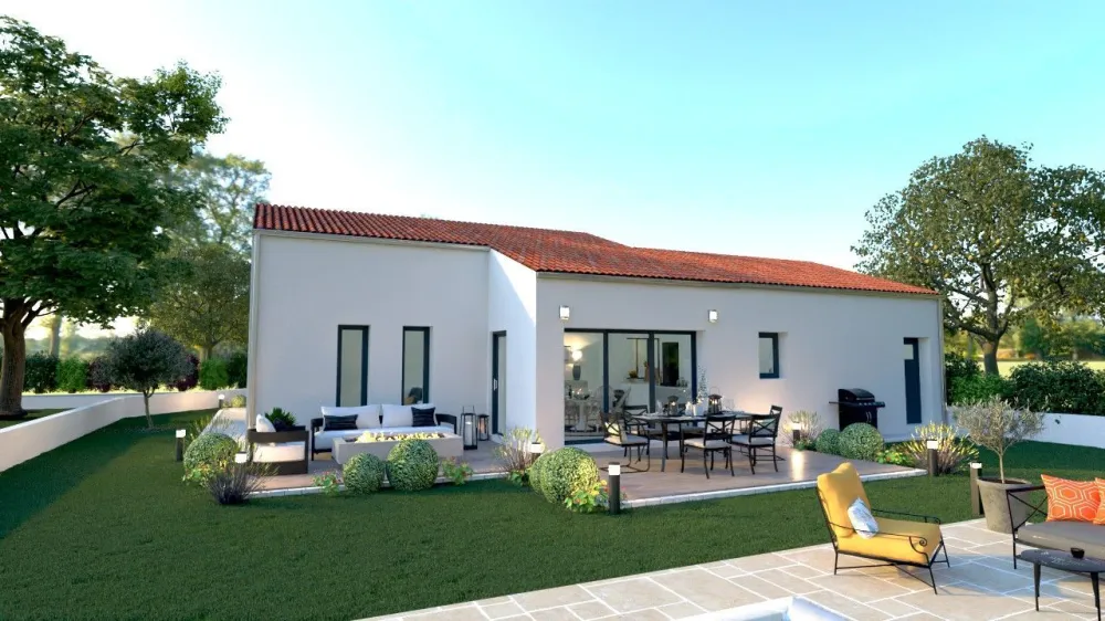 Image du modèle de maison FACADE ARRIERE