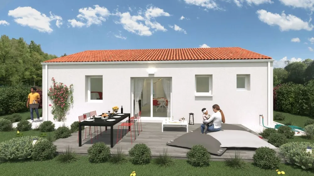 Image du modèle de maison FACADE ARRIERE