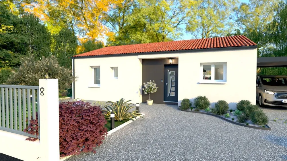 Image du modèle de maison FACADE AVANT