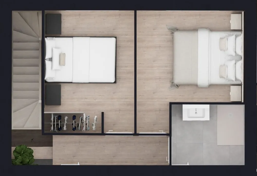 Image du modèle de maison VUE DE HAUT ETAGE