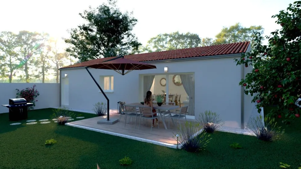 Image du modèle de maison FACADE ARRIERE