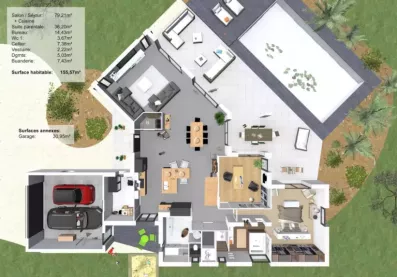 Image du modèle de maison PHEBUS 7-PlanRdc