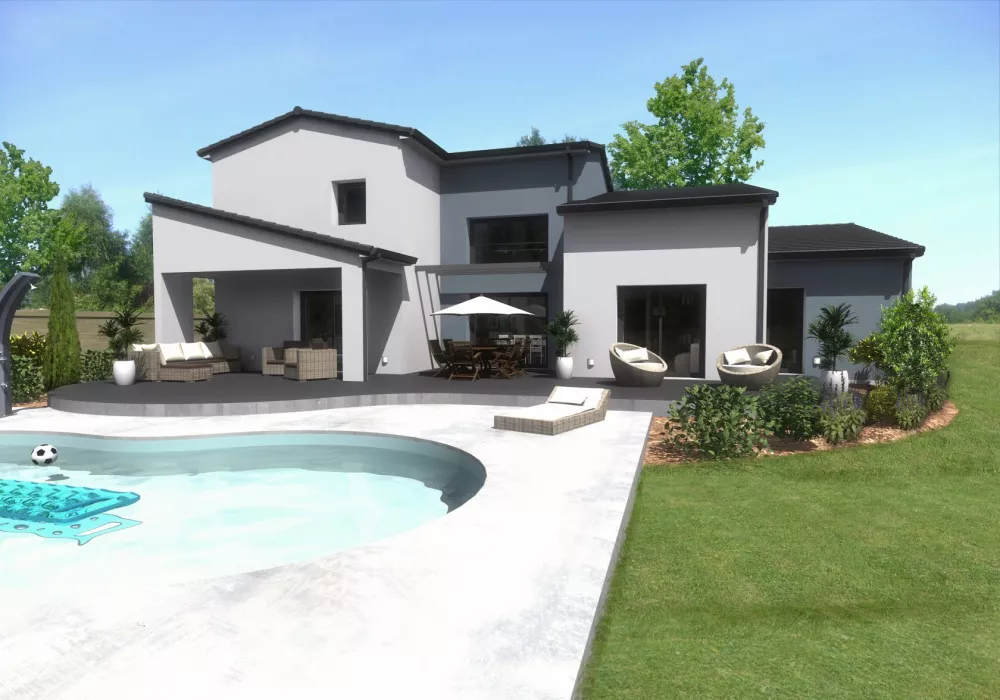 Image du modèle de maison PHEBUS 6-Jardin