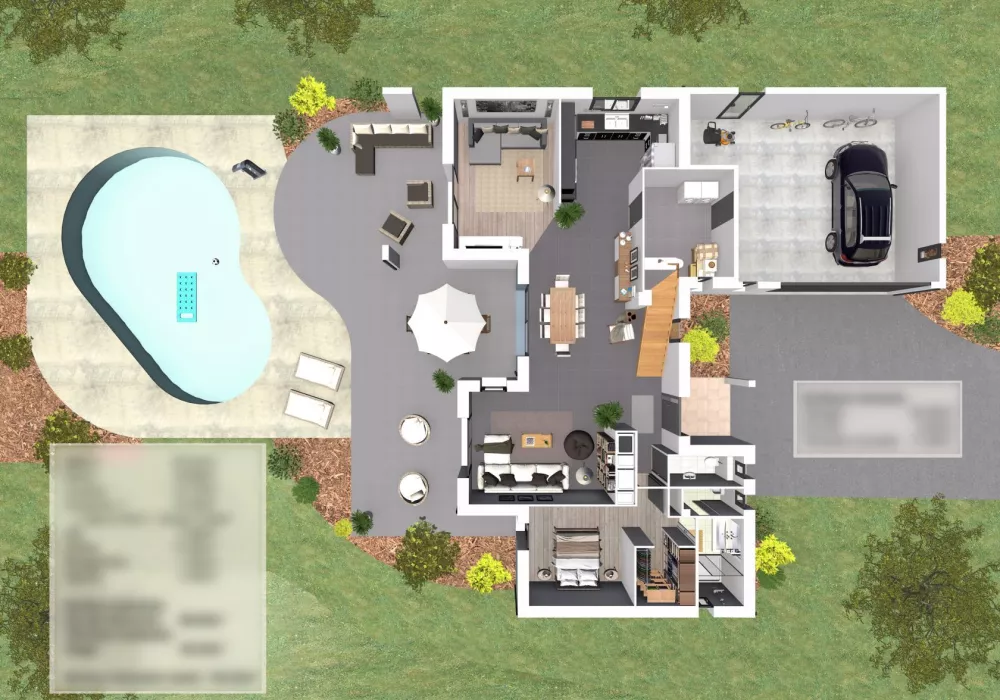 Image du modèle de maison PHEBUS 6-PlanRdc