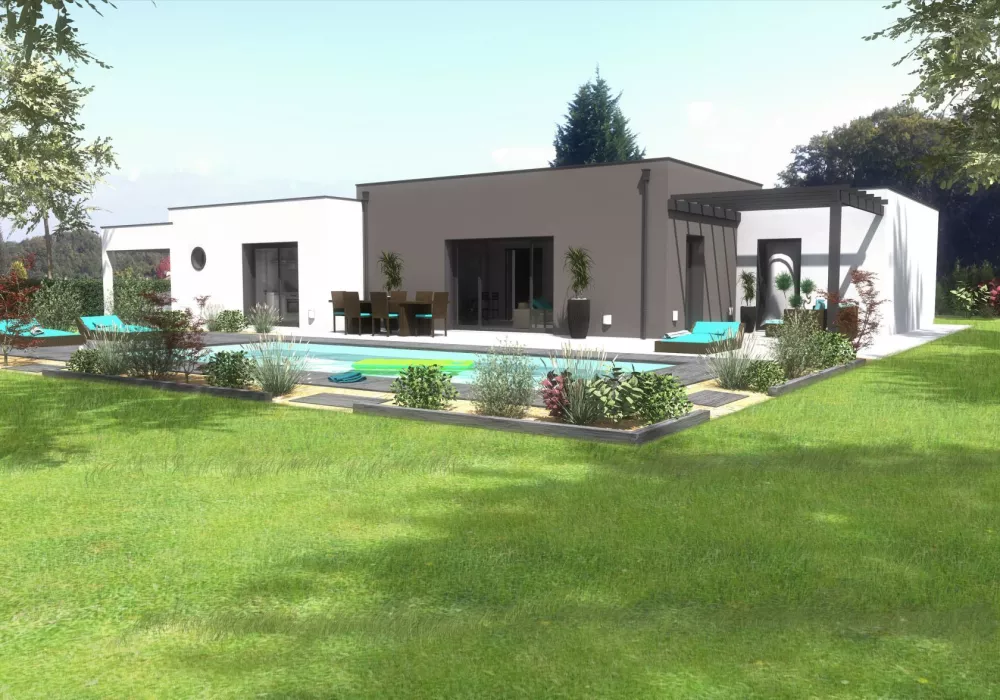 Image du modèle de maison PHEBUS 2-Jardin