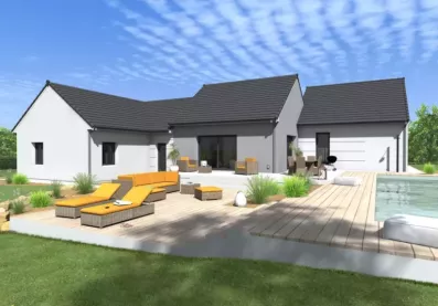 Image du modèle de maison EOS 7-36 - Jardin