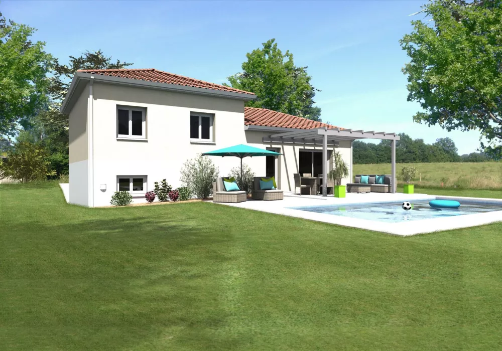 Image du modèle de maison EOS 6-87-JardinV2