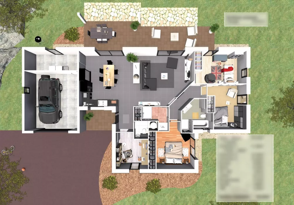 Image du modèle de maison EOS 5-Plan