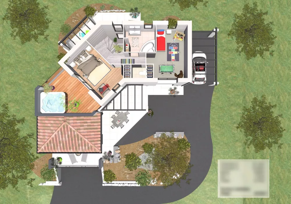 Image du modèle de maison EOS 3-PlanEtagef