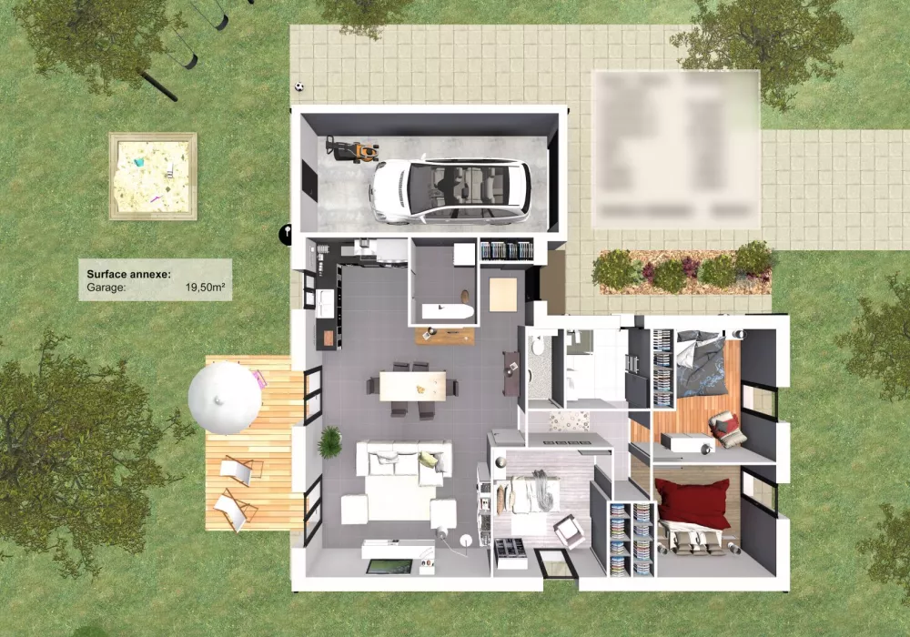 Image du modèle de maison CERES 3-Plan