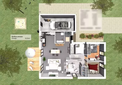 Image du modèle de maison CERES 3-Plan
