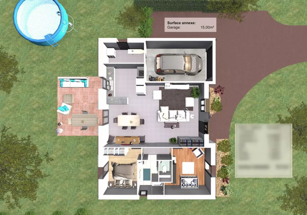 Image du modèle de maison CERES 2-Plan