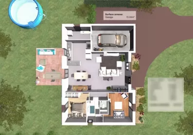 Image du modèle de maison CERES 2-Plan