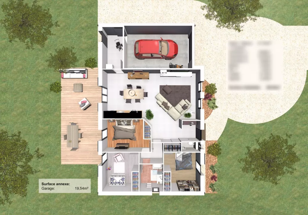 Image du modèle de maison CERES 1-Plan