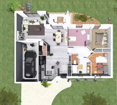 Image du modèle de maison ATHENA 1-Plan