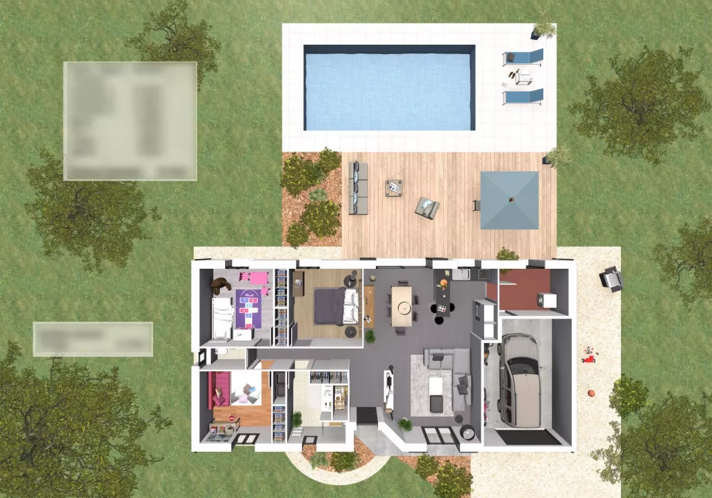 Image du modèle de maison ATHENA 3-Plan