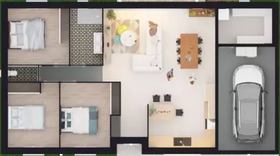 Image du modèle de maison MODEL 1 DESSUS