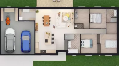 Image du modèle de maison MODEL 2 DESSUS
