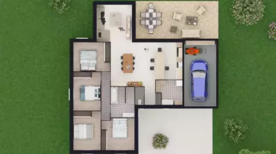 Image du modèle de maison MODEL 3 DESSUS