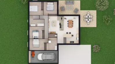 Image du modèle de maison MODEL 4 DESSUS