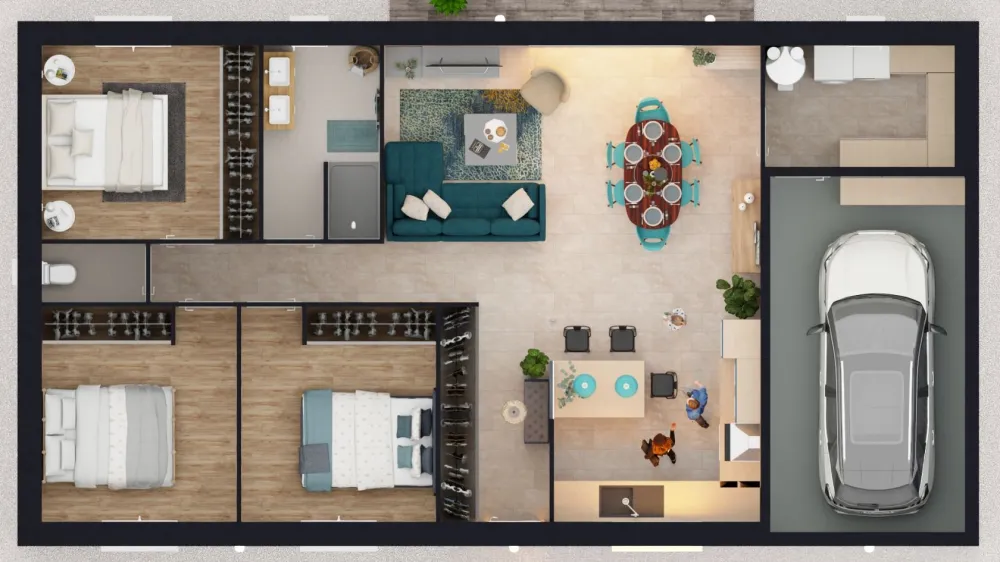 Image du modèle de maison dessus model 10