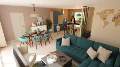 Image du modèle de maison intérieur model 10