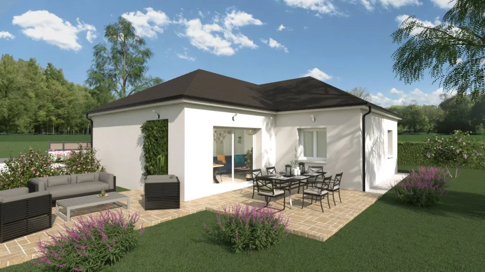 Image du modèle de maison model 12 arriere