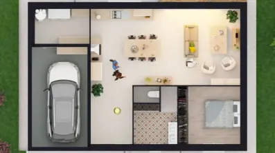 Image du modèle de maison model 11 dessus