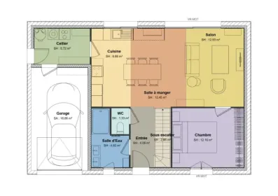 Image du modèle de maison Plan RDC